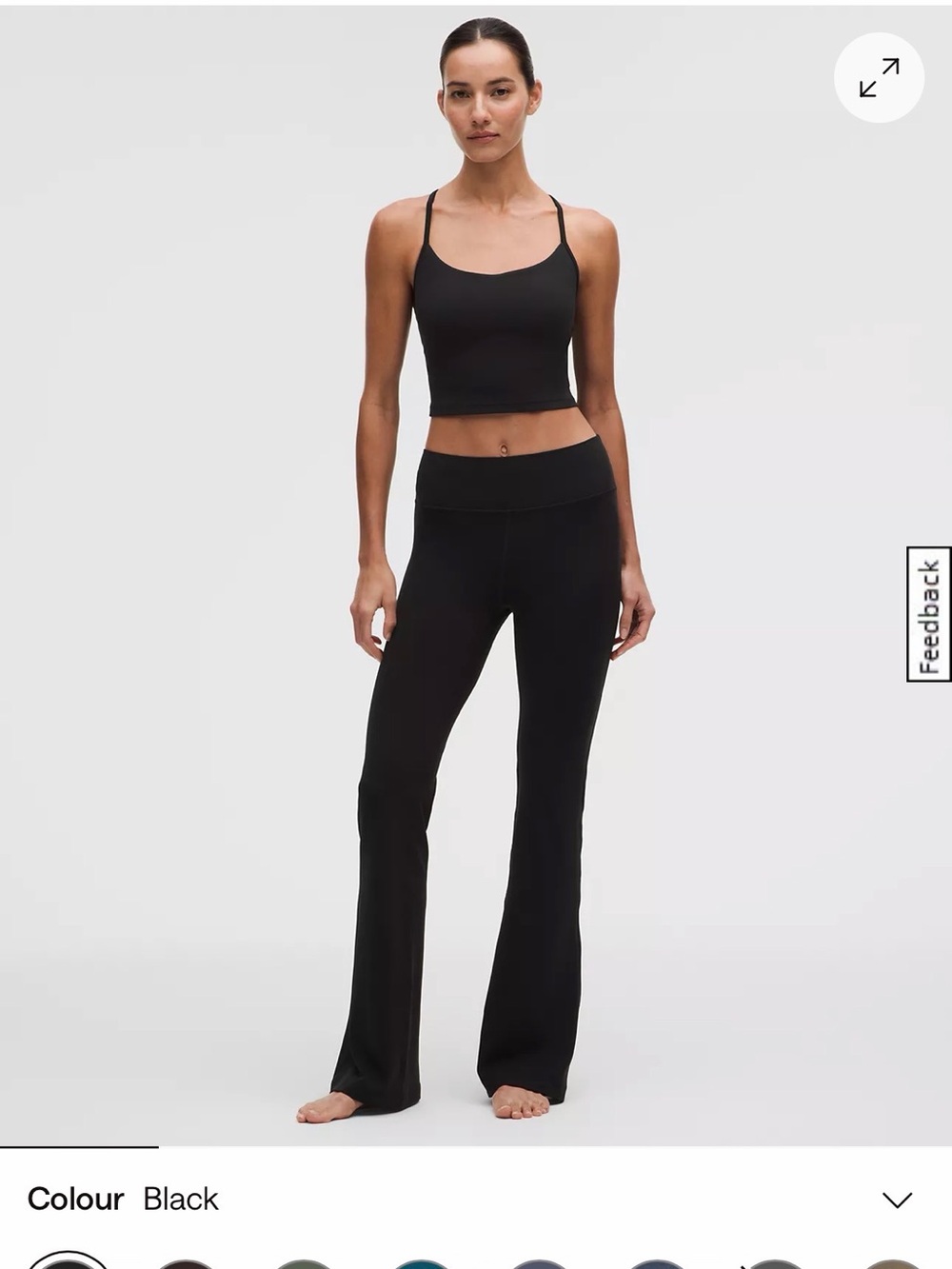 Groove Nulu High-Rise Flared Pants Short 12